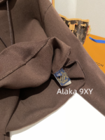 LOUIS VUITTON Color Series  Same as Wang Hedi  2024 Autumn/Winter New Collection Water Diamond Gem Drawstring Embroidered Letter Logo Hoodie Hoodie, Unisex - Image 9