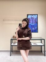 LOUIS VUITTON Color Series  Same as Wang Hedi  2024 Autumn/Winter New Collection Water Diamond Gem Drawstring Embroidered Letter Logo Hoodie Hoodie, Unisex - Image 19