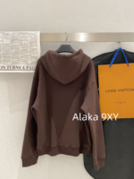 LOUIS VUITTON Color Series  Same as Wang Hedi  2024 Autumn/Winter New Collection Water Diamond Gem Drawstring Embroidered Letter Logo Hoodie Hoodie, Unisex - Image 22