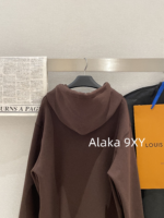 LOUIS VUITTON Color Series  Same as Wang Hedi  2024 Autumn/Winter New Collection Water Diamond Gem Drawstring Embroidered Letter Logo Hoodie Hoodie, Unisex - Image 24
