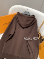 LOUIS VUITTON Color Series  Same as Wang Hedi  2024 Autumn/Winter New Collection Water Diamond Gem Drawstring Embroidered Letter Logo Hoodie Hoodie, Unisex - Image 28