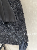 BALMAIN, the wealthy heiress of a wealthy family with a strong aura, is dressed in appropriate attire ”  24 Early Autumn New Collection B  Black and white color blocked suit jacket/heavy satin bow sequin dress - Image 39