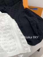 LOUIS VUITTON Personal Collection/24ss Early Autumn New Collection Sexy Slanted Shoulder Hollow Badge Letter Logo Metal Chain  A slim dress with a wrapped buttocks for women. - Image 8
