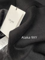 CELINE is elegant and timeless2024SS early autumn new series heavyduty woolen metal button coat for women. - Image 9