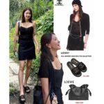 CHANEL Jennie Same Style   2024k new series  Heavy Industry hollow out rhinestone black suspender Vneck vest top for women. - Image 3