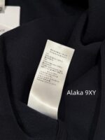 DIOR D  2024SS Autumn/Winter New Collection  Navy Academy Style Girl like Printed Letter Logo Thickened Wool Cloak Short Coat for Women. - Image 5