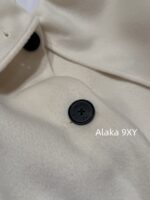 DIOR D  2024SS Autumn/Winter New Collection  Navy Academy Style Girl like Printed Letter Logo Thickened Wool Cloak Short Coat for Women. - Image 25