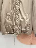 miumiu   2024 autumn and winter new collectionClassic letter logo hooded casual mid length down jacket loose fit for both men and women. 90 National Standard Goose Down - Image 25