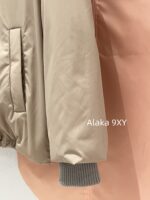miumiu   2024 autumn and winter new collectionClassic letter logo hooded casual mid length down jacket loose fit for both men and women. 90 National Standard Goose Down - Image 26