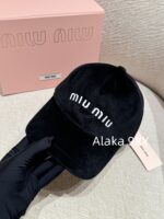 Miumiu gift box packaging/autumn versatile new item24ss heavyduty imported silk velvet material letter logo fisherman hat - Image 24
