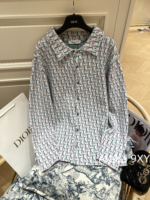 DIOR Classic Versatile and Timeless/D 24 Early Autumn New Collection  Knitted collar shirt jacket. Loose fit large size suitable for both men and women - Image 3