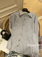 DIOR Classic Versatile and Timeless/D 24 Early Autumn New Collection  Knitted collar shirt jacket. Loose fit large size suitable for both men and women - Image 6