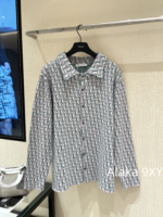 DIOR Classic Versatile and Timeless/D 24 Early Autumn New Collection  Knitted collar shirt jacket. Loose fit large size suitable for both men and women - Image 7