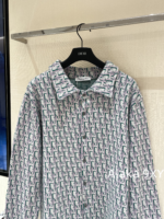 DIOR Classic Versatile and Timeless/D 24 Early Autumn New Collection  Knitted collar shirt jacket. Loose fit large size suitable for both men and women - Image 8