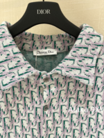 DIOR Classic Versatile and Timeless/D 24 Early Autumn New Collection  Knitted collar shirt jacket. Loose fit large size suitable for both men and women - Image 9
