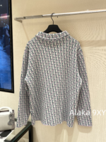 DIOR Classic Versatile and Timeless/D 24 Early Autumn New Collection  Knitted collar shirt jacket. Loose fit large size suitable for both men and women - Image 11
