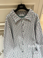 DIOR Classic Versatile and Timeless/D 24 Early Autumn New Collection  Knitted collar shirt jacket. Loose fit large size suitable for both men and women - Image 15