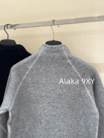 Dior Autumn/Winter Collection  Heavy duty Cashmere Double sided Woolen Jacquard Logo Jacket for Women. Available in two colors - Image 4