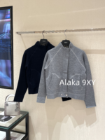 Dior Autumn/Winter Collection  Heavy duty Cashmere Double sided Woolen Jacquard Logo Jacket for Women. Available in two colors - Image 18