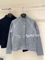 Dior Autumn/Winter Collection  Heavy duty Cashmere Double sided Woolen Jacquard Logo Jacket for Women. Available in two colors - Image 19