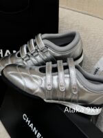 Dior High Quality/2024 Latest Silver Horn King  Baseball shoes are here! New diamond patterned lambskin sports shoes   Customized tire sheepskincow suedelambskin - Image 6