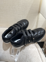 Dior High Quality/2024 Latest Silver Horn King  Baseball shoes are here! New diamond patterned lambskin sports shoes   Customized tire sheepskincow suedelambskin - Image 7