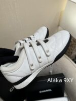 Dior High Quality/2024 Latest Silver Horn King  Baseball shoes are here! New diamond patterned lambskin sports shoes   Customized tire sheepskincow suedelambskin - Image 20