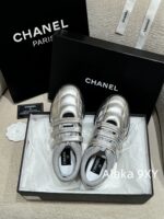 Dior High Quality/2024 Latest Silver Horn King  Baseball shoes are here! New diamond patterned lambskin sports shoes   Customized tire sheepskincow suedelambskin - Image 40