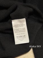 DIOR   24ss Early Autumn New Collection  Butterfly Letter Jacquard Round Neck, Gold Thread Embroidered Logo, Wool Knitted Sweater Available in Black and White - Image 17