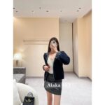 Hermes Early Spring New Collection  Double sided Wool/Cashmere Zipper Jacquard Logo Coat for Women. - Image 8