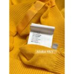 miumiu  2024SS Early Autumn New Collection100 High Quality Cashmere Lemon Yellow Round Neck Jacquard Logo Knitted Cardigan/Short Sleeve Tshirt Women's Cardigan - Image 13