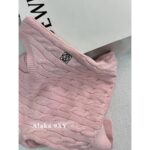 miumiu   24ss new college style simple embroidery Fried Dough Twists jacquard small Vneck pullover knitting women. - Image 10