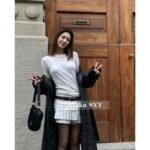 Miumiu High Version) Beautiful Texture Pure Desire Base Shirt White Thin Long SleeveZP Consistent Tencel Cotton Fabric Comfortable and Skin friendly - Image 9