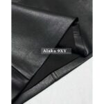 Diesel's self kept hot girls must enter  2024 New Wool Hot Girl Hanging Neck Top/High Waist Metal Logo Leather Skirt for Women, High Waist, Look Thin, Package Hips Half body Skirt Short Aline One Step Skirt - Image 6
