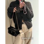 CHANEL's "unpopular non collision bag" 24k autumn and winter new collection  Camera bag/double chain shoulder bag original imported premium lambskin material gift box packaging - Image 11