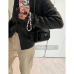 CHANEL's "unpopular non collision bag" 24k autumn and winter new collection  Camera bag/double chain shoulder bag original imported premium lambskin material gift box packaging - Image 13