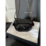 CHANEL's "unpopular non collision bag" 24k autumn and winter new collection  Camera bag/double chain shoulder bag original imported premium lambskin material gift box packaging - Image 17