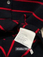 miumiu   2024 SS Early Autumn New CollectionClassic Show Style Color blocked Stripe Embroidered Logo Wool Knitted Cardigan Coat for Women. - Image 3