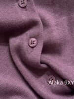 Miumiu Super BeautyWhitening Artifact  24ss Early Autumn New Collection Grape Purple  Color scheme: 100 imported wool knitted cardigan with long sleeves - Image 6