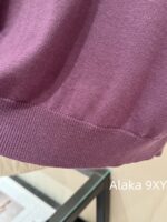 Miumiu Super BeautyWhitening Artifact  24ss Early Autumn New Collection Grape Purple  Color scheme: 100 imported wool knitted cardigan with long sleeves - Image 18
