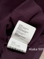 Miumiu Super BeautyWhitening Artifact  24ss Early Autumn New Collection Grape Purple  Color scheme: 100 imported wool knitted cardigan with long sleeves - Image 28