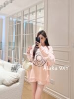 ACNE Studios 24 Autumn New Collection  Estimated Old Hand Worn Hole Flower Yarn Fabric Round Neck Hoodie Men's and Women's Same Long Sleeve Top - Image 10