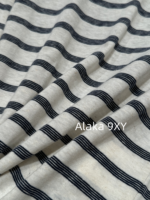 Yves Saint Laurent 2024 Early Autumn New Collection _ Minimally Low key Letter Small Logo BasicRound Neck Striped Long Sleeve Tshirt for Women - Image 5