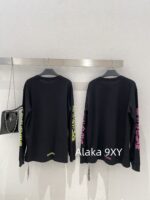 Chrome Hearts is a musthave for trendsetters  Kluo  2024 SS early autumn new collection round neck long sleeved model letter logo base Tshirt for women. - Image 17