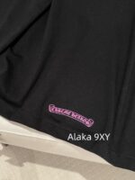 Chrome Hearts is a musthave for trendsetters  Kluo  2024 SS early autumn new collection round neck long sleeved model letter logo base Tshirt for women. - Image 19