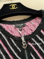 Chanel is incredibly beautiful  New Collection for Autumn/Winter Season 24: Colorful Yarn, Twill Wool, Knitted Jacquard, Round Neck, Sleeveless Zipper style Vest Coat/Dress - Image 22