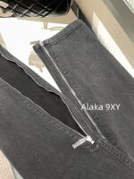 Chanel slimming pants ”  24/7 Early Autumn New CollectionTwo Side Zipper Slim Fit Elastic High Waist Pencil/Small Leg Pants Versatile and Versatile - Image 7