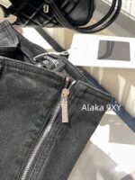 Chanel slimming pants ”  24/7 Early Autumn New CollectionTwo Side Zipper Slim Fit Elastic High Waist Pencil/Small Leg Pants Versatile and Versatile - Image 20