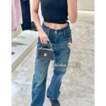 CHANEL's cute little trash bag is here   24CoCo Handle Mini Handle Chain Bag/Diagonal Span/Handbag Full Leather Imported Leather Gift Box Packaging - Image 4