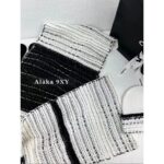 CHANEL  24k Autumn/Winter New Collection/Imported Coarse Felt Weaving  Classic logo of cashmere fabric, cold hat, knitted hat, cashmere scarf   scarf - Image 12